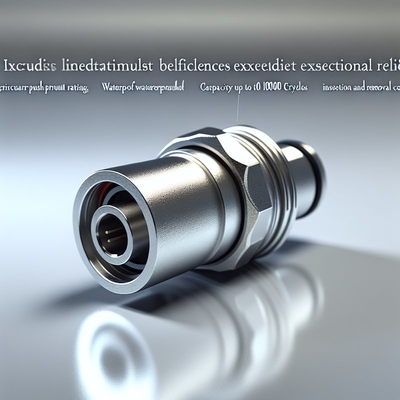 Circular Push Pull Connectors IP68 Waterproof 19 Core Solder Termination