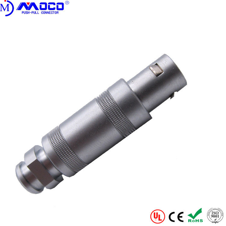 2 Pin Stepped Insert Push Pull Electrical Connectors Male FFA 1S 302 Straight Plug Type
